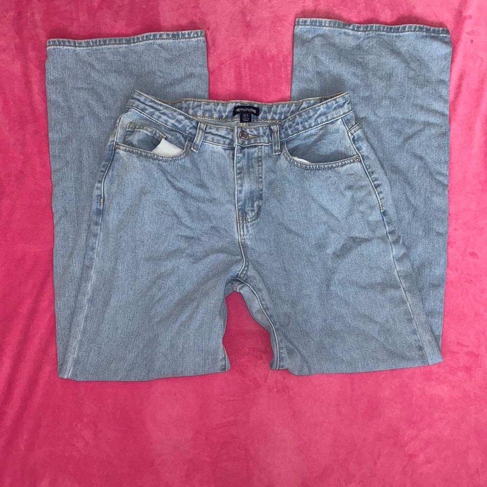 PrettyLittleThing Light Blue Denim Jeans